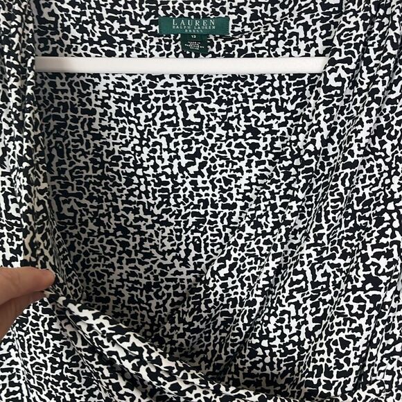 Ralph Lauren faux wrap dress with flutter accent size 12 - Picture 4 of 9